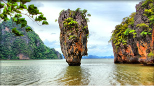 ทัวร์เต็มวัน เกาะตาปู หรือ James Bond Island : เกาะปันหยี / เขาพิงกัน / ถ้ำลอด / วัดสุวรรณคูหา