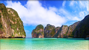 All day Phi Phi Islands Tour including - Bamboo Island / Phi Phi Lay Island / Pileh Bay / Maya Bay / Loh Samah Bay / Phi Phi Don Island 